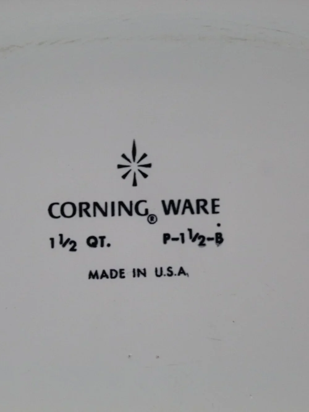 Vtg 1961 - 1966 Corning Ware Blue Cornflower 1 1/2 Qt P-1 1/2-B Dish & Lid